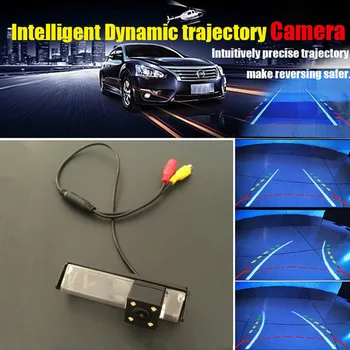

HD CCD Car Dynamic Trajectory Images Car Reverse Trajectory Rear View Camera For Mitsubishi Pajero Sport / Pajero Dark 2008~2015