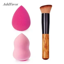 Addfavor Кисть для макияжа Губка набор Maquiagem консилер основа Губка Румяна Кисть для макияжа косметическая пудра Кисть для макияжа