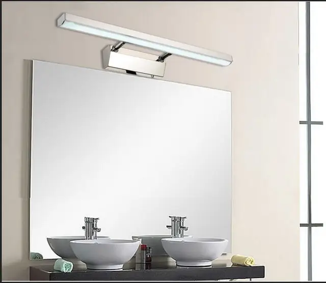 Luce frontale a specchio led del faro della lampada bagno mobiletto ... Lampada bagno led
