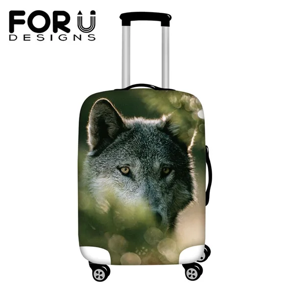 HM7403 FORUDESIGNS чемодан чехол дождевик 3D дикие животные печатных Водонепроницаемый Анти Пыль чемодан защитный чехол для 18 ''-30'' случае - Цвет: HM7403