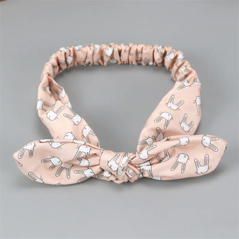 5Rabbit Ear Baby Girl Headband Toddler Cute Beauty Princess Hair Band Elastic Comfortable Hair Accessories for Makeup