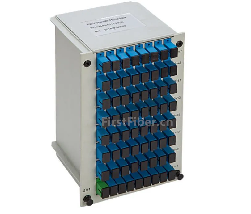 1x64 SC/сплиттер upc Кассетная карта Insertio разветвляющаяся волоконная оптическая