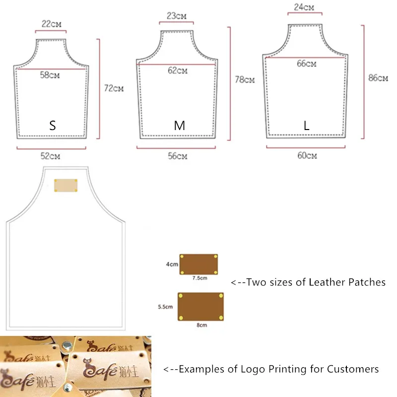Canvas Apron Crossback Cotton Straps E14-10