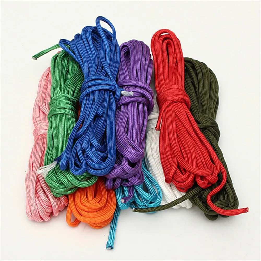 

550 lb Survival Bushcraft Paracord Parachute Cord Lanyard Rope 7 Strand Core 20 FT 9 Colors paracord