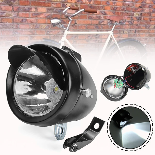 Special Price Bicycle Light Retro Vintage Bicycle Bike Front Head Light Vintage Flashlight Lamp LED Headlight Headlamp + Bracket Special Price Bicycle Light Retro Vintage Bicycle Bike Front Head Light Vintage Flashlight Lamp LED Headlight Headlamp + Bracket