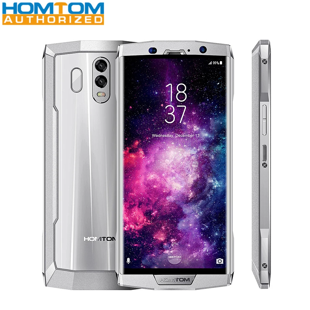 HOMTOM HT70 4 г смартфон 6,0 дюймов Android 7,0 MTK6750T Octa Core 1,5 ГГц ГБ оперативная память 64 Встроенная двойной сзади камеры 10000 мАч батарея большой