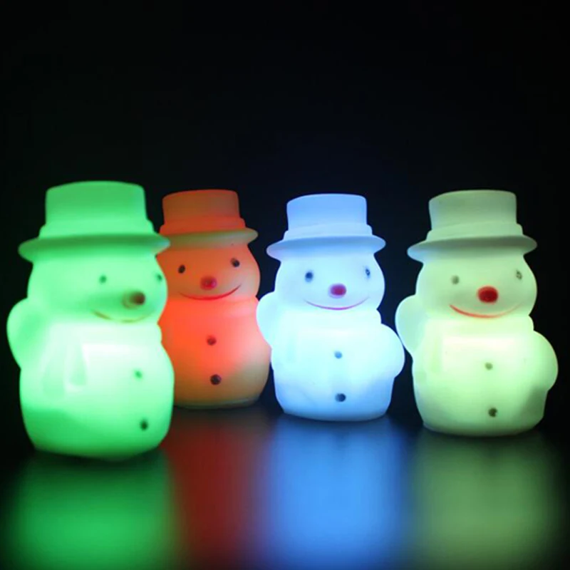 Night Light Santa Claus light Home Bedroom Desktop Changing Colors Lovely Fox Shape LED Night Light Decoration Bedside Lamp (4)