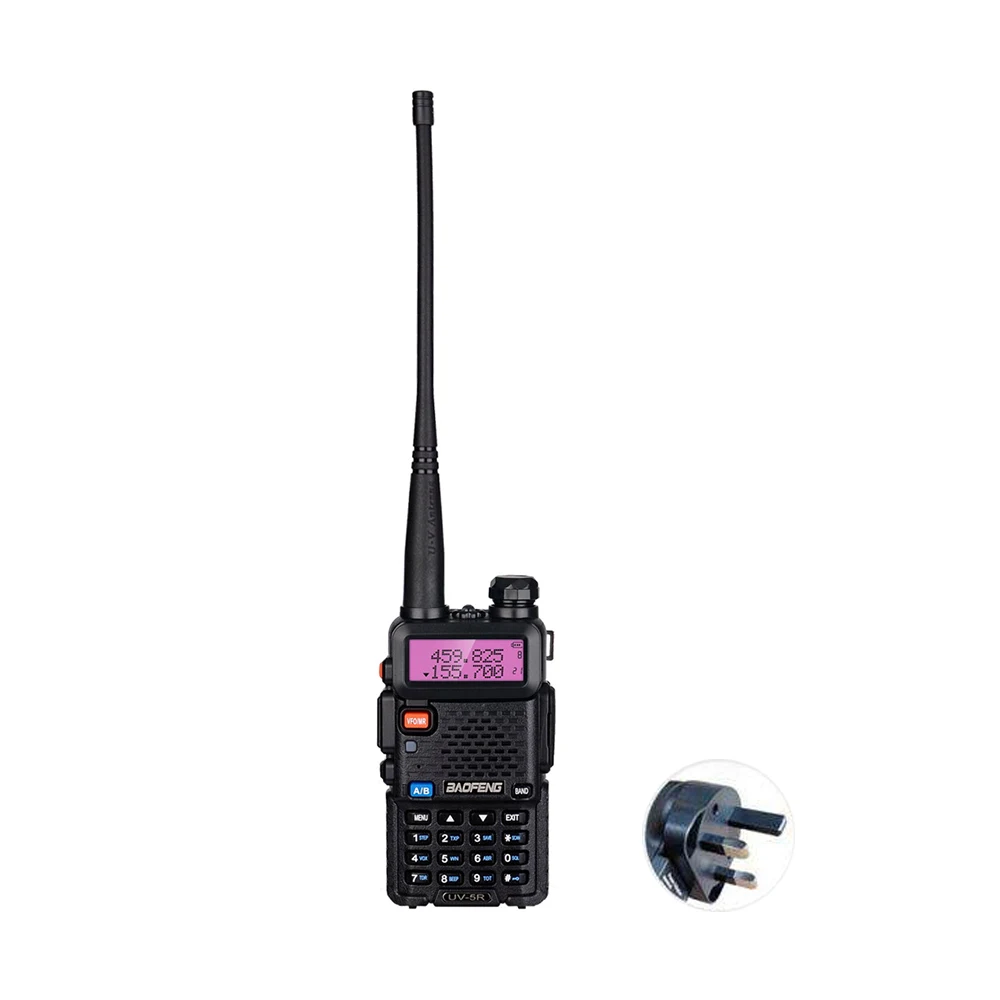 Black UK Для Baofeng UV-5R Двухдиапазонная рация VHF UHF UV-5R двухстороннее радио - Цвет: Black UK