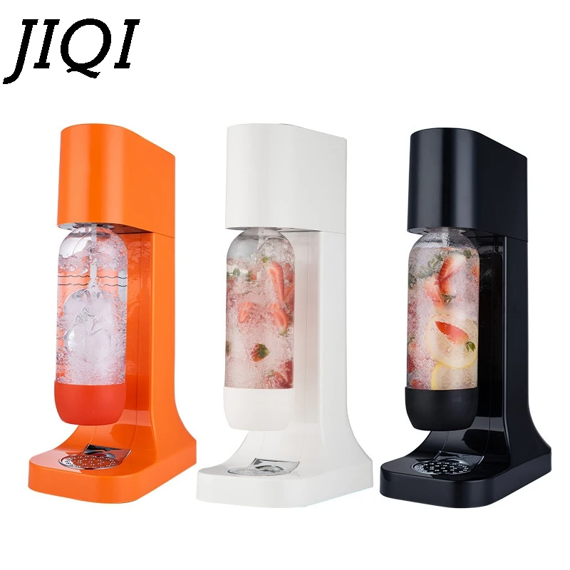 

JIQI Manual WATER Bubble Generator 1L Portable Soda Siphon Maker DIY CO2 Carbonated Cocktail Soft Drink Beverage Beer Dispenser