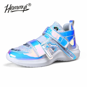 

Hemmyi Platform Sneakers Women Fashion Glisten Superstar Luxury Shoes Designers Trainers Bling Mirror Glitter Shoes Woman