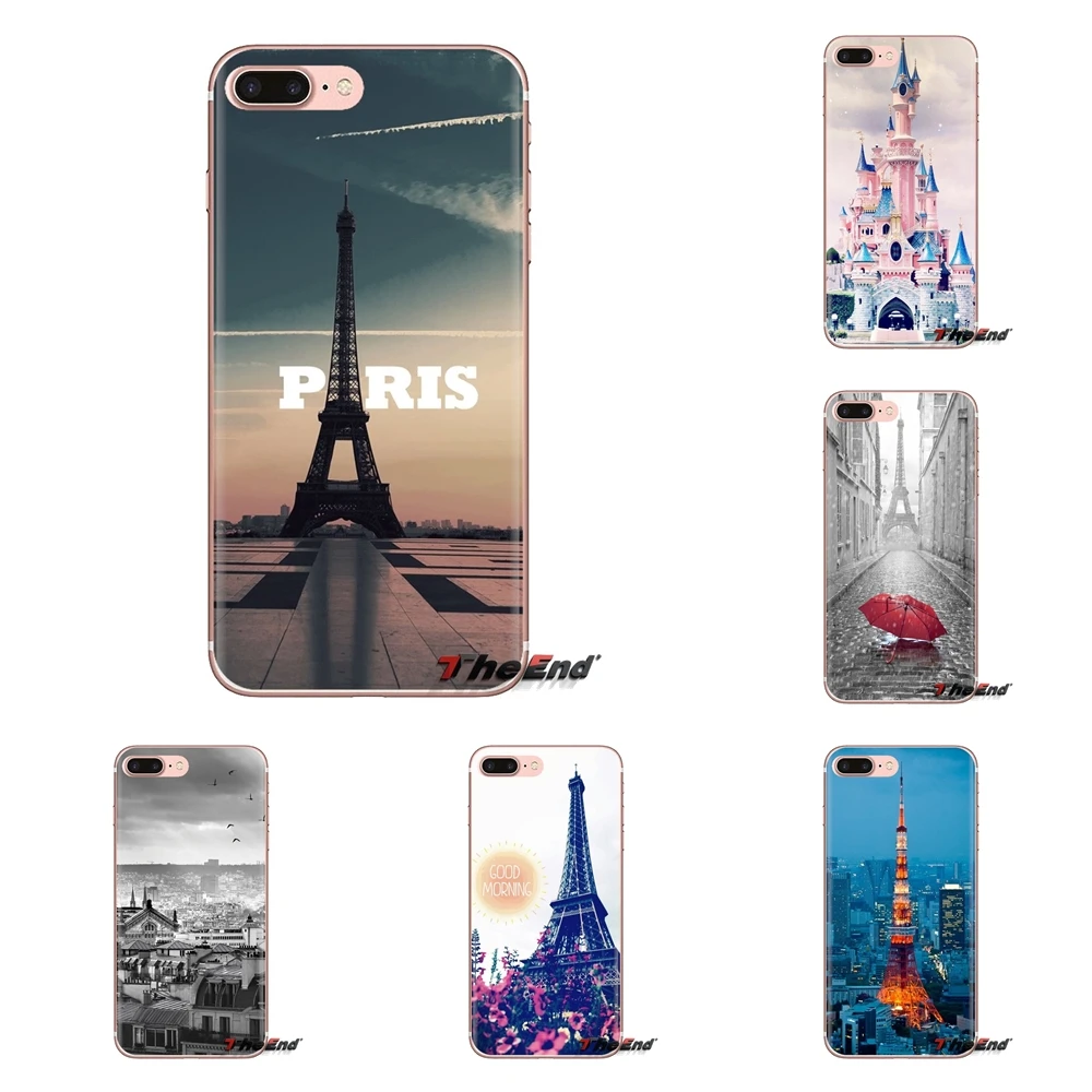 France Paris Soft Transparent Shell Covers For Xiaomi Mi4 Mi5 Mi5S Mi6 Mi A1 A2 5X 6X 8 9 Lite SE Pro Max Mix 2 3 2S |