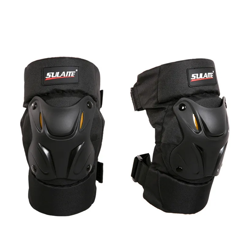 

New 1 Pair Motorcycle Knee Protector Scooter Motor Sport Protective Knee Guards Safety Gears Road Motorbike Knee Pads Equipment