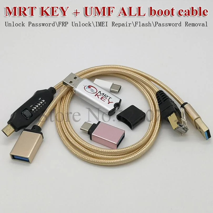 100% Оригинальный MRT Dongle mrt ключ + UMF кабель (Ultimate Multi-Functional cable) все кабель запуска