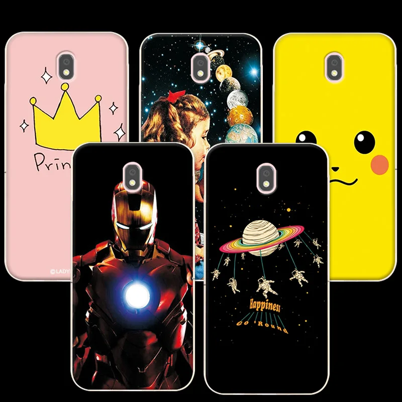 

For Samsung Galaxy j7 2017 Soft TPU Case 5.5" Fashion Ample Painting Back Cover Funda For Samsung j7 2017 j7 PRO J730 EU Version