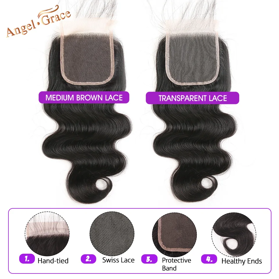 body wave hair bundles with lace closure