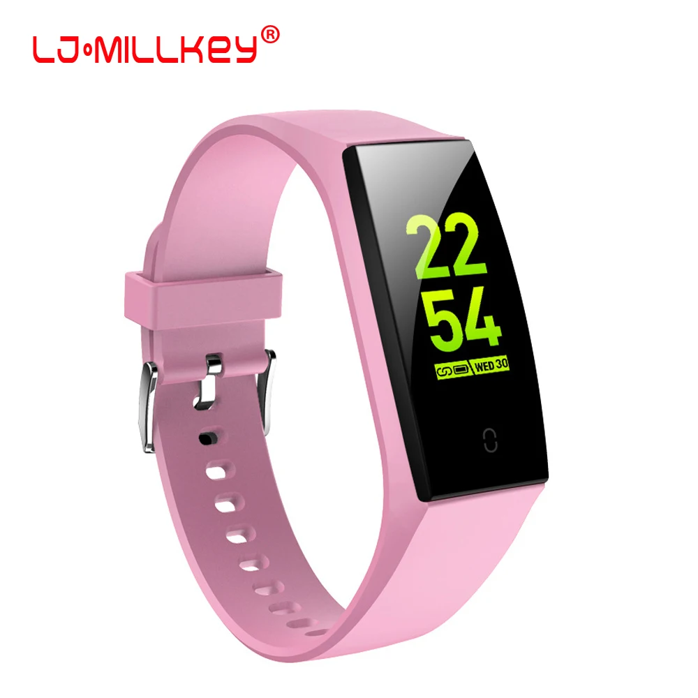 

Bluetooth Smart Bracelet Color Screen Smartband Heart Rate Monitor Blood Pressure Measurement Fitness Tracker Smart Watch Men