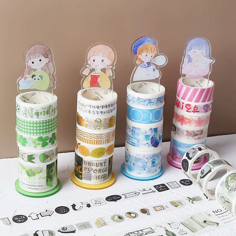 

2m long INS Style/Diary of Life/Cute Girl/sakura decoration washi Tape DIY Diary scrapbooking masking tape