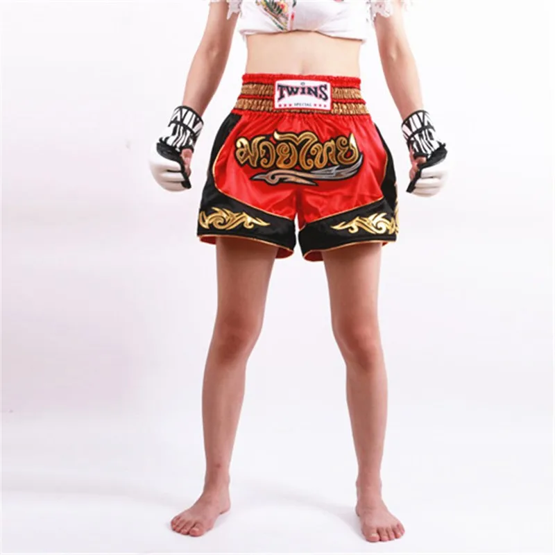 Красный ММА тренировочный короткий для взрослых, для детей, для мужчин, шорты для тайского бокса, муай, Тай, боксео, шорты, ММА, шорты для борьбы, спортивные шорты, спортивные шорты