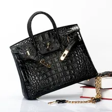 2016 3D Alligator Bags Handbags Women Famous Brands Shoulder Genuine Leather Lady Office Fashion Women Messenger Bags Bolsos