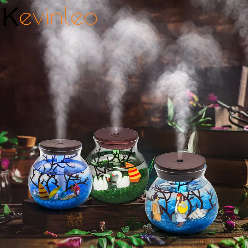 

Diffuser Ultrasonic Aroma Humidifier 5V USB 500ml Bottle Creative Plant Essential Oils for Aromatherapy Diffuser for Home Office