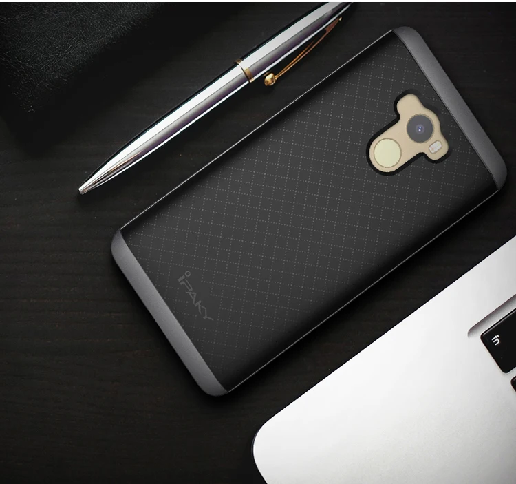 

100% original ipaky brand Top quality case for xiaomi redmi 4 (5.0'') for redmi 4 Prime/Pro silicone protective cover PC frame