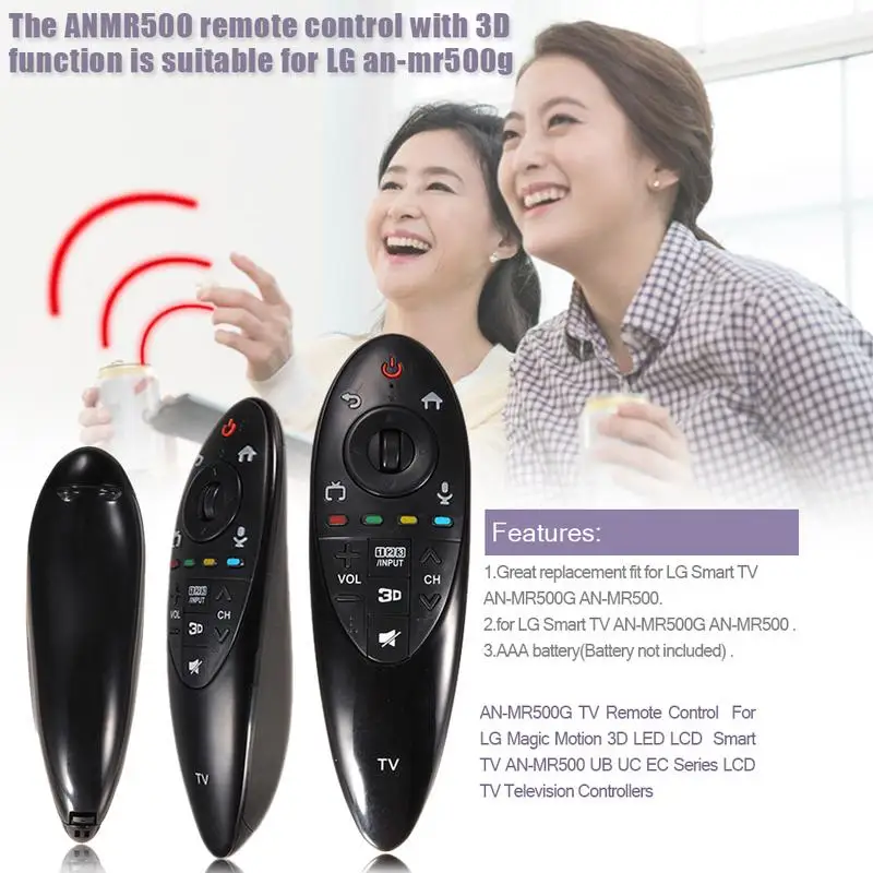 AN MR500G пульт дистанционного управления для LG Magic Motion 3D LED LCD Smart TV MR500 UB UC EC серии