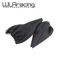 WLRING- Shift Gear Stick Manual Handbrake Gaiter Shift Boot Leather Boot Car-Styling For BMW 3 Series E36 E46 M3 Car WLR-SBC13