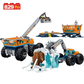 

829pcs City Arctic Exploration Base Building Blocks Compatible Creator Technic Bricks Block Figures Toys for Children