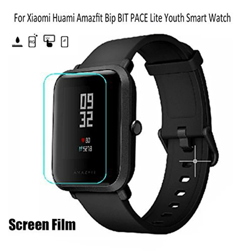 2/5 шт Защитная пленка для смарт-браслета Amazfit Bip смарт-часов Xiaomi Huami Amazfit Bip Экран защитная пленка PK для amazf gts ремешок для смарт-часов