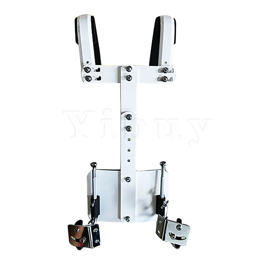 Yibuy White Percussion Parts Marching Snare Drum Carrier Shoulder Harness 