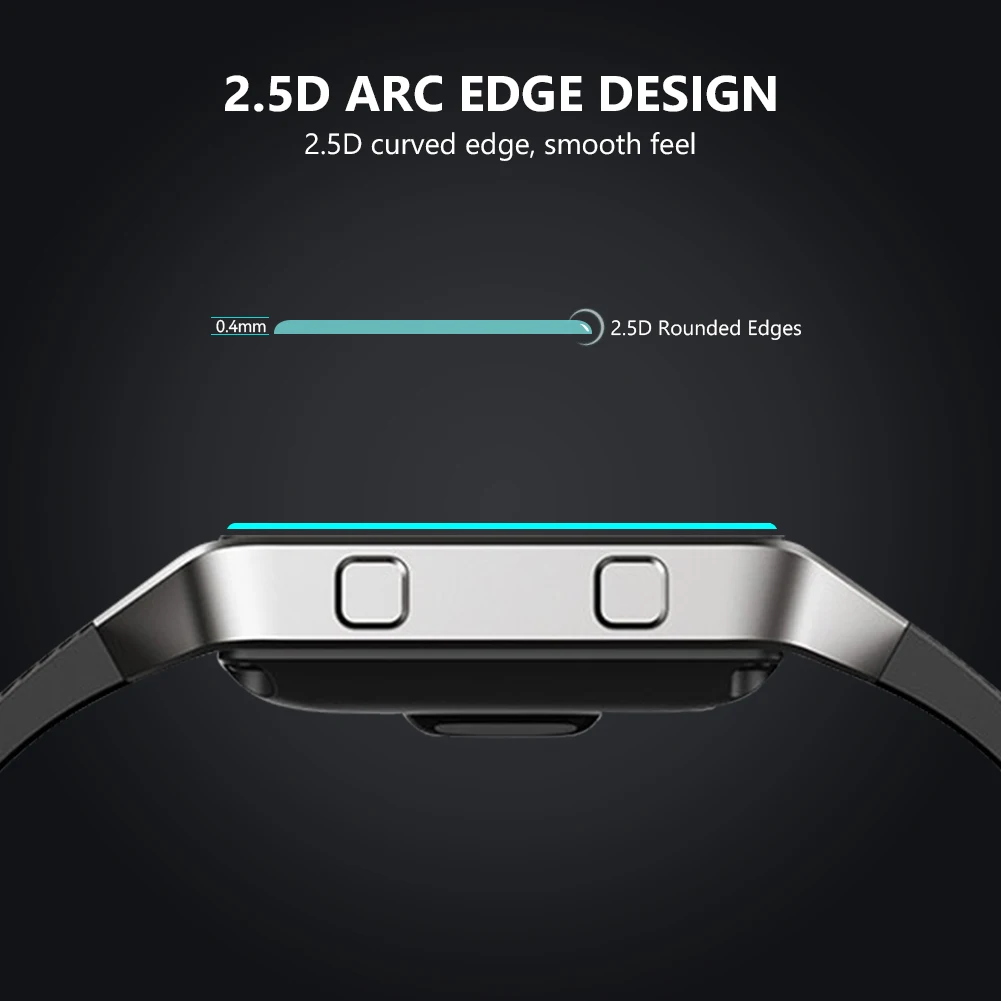 9H закаленное стекло 2.5D Защитная пленка для экрана для Fitbit Blaze Смарт-часы экран полное покрытие защита от пятен отпечатков пальцев