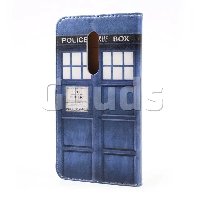 Police Box Leather Wallet Case for Xiaomi Redmi Note 4X