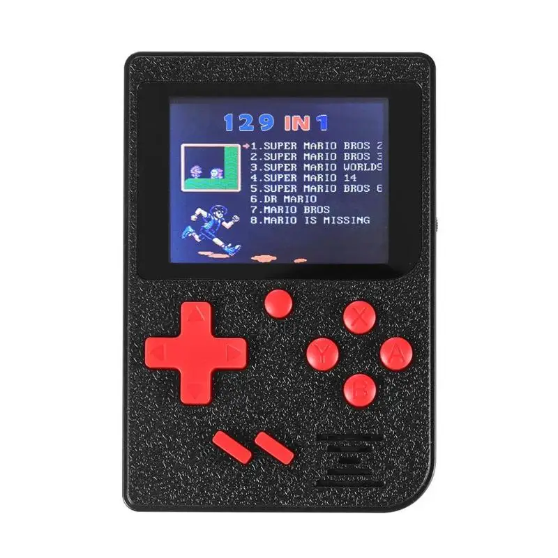 Портативная мини игровая консоль портативный игровой плеер 8 бит игровая консоль встроенный 129 игр цветной ЖК-экран детский игровой плеер