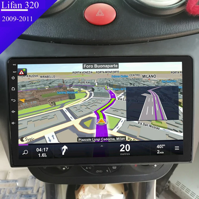 Android 8,1 автомобильный dvd навигационный плеер для Lifan 320 2009-2012 с автомобильным радио мультимедиа видео и gps Поддержка Bluetooth WiFi