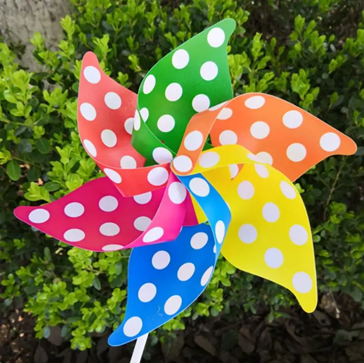 Ветряная мельница "сделай сам" Вечерние Декорации Pinwheel Whirligig Wind Chime Цветочные украшения для дома двора садовые украшения орнамент SN1368
