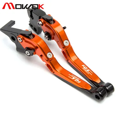 RC390 B Части CNC мото тормоза сцепления Рычаги с логотипом RC390 для KTM RC390 - Цвет: RC390 B