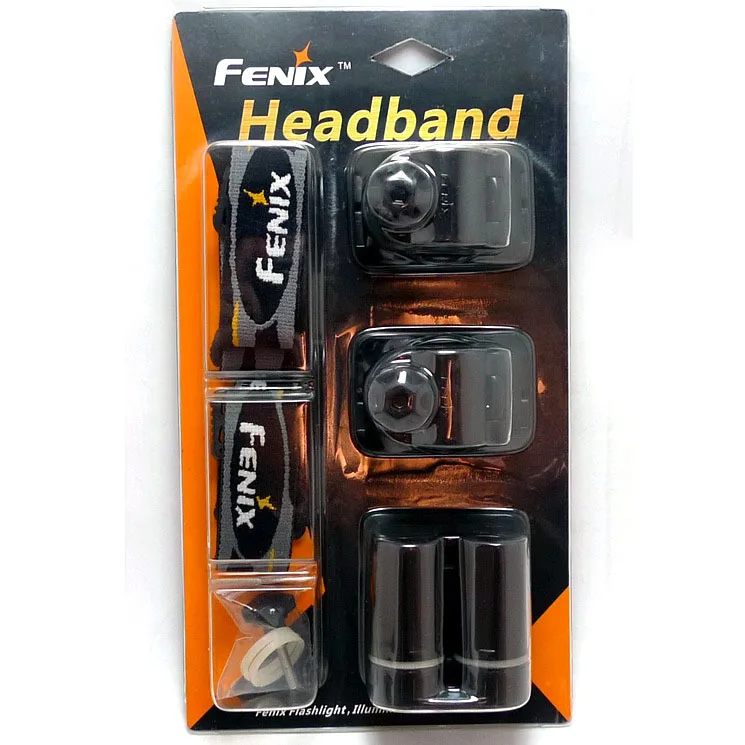 Fenix 18 22mm Flashlight Torch Adjustable Elastic Headband W/ Battery HolderPortable Lighting