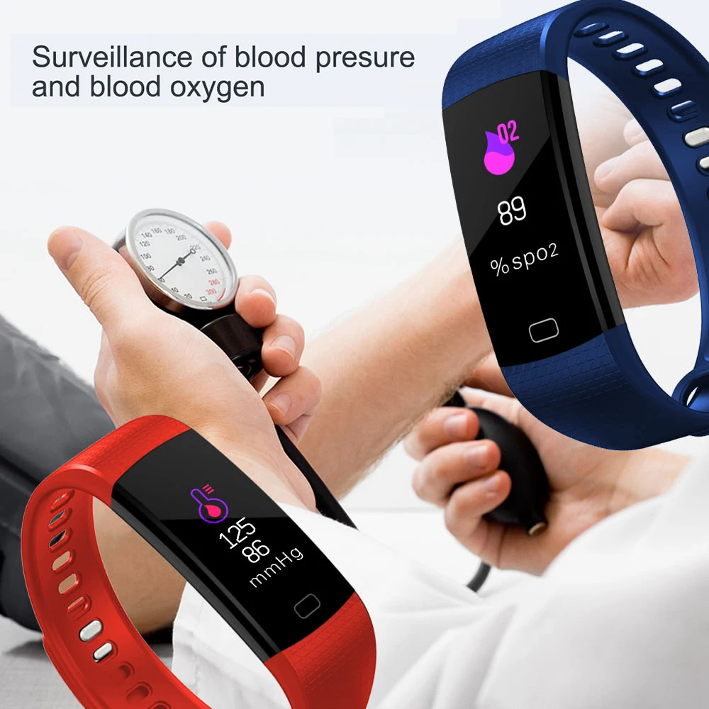 ZUCOOR умный Браслет крови Давление трекер диапазона монитор Cardiaco ZB63 Bluetooth Фитнес