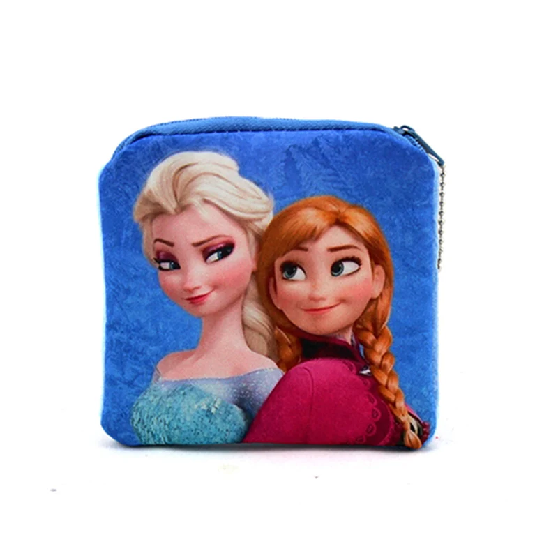 New 2016 Kawaii Cartoon Elsa The First Children Plush Coin Purse Zip Change Purse Wallet Kids Girl Women For Gift