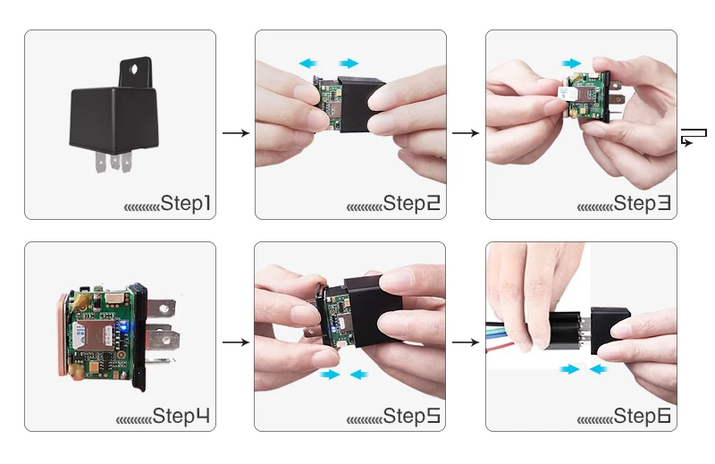 Electric Vehicle Moto Car Relay GPS Tracker Cut Oil Towed Away ACC SMS Call Alarm 4G 95V Security Protection Locator CJ730 Plus gps location tracker