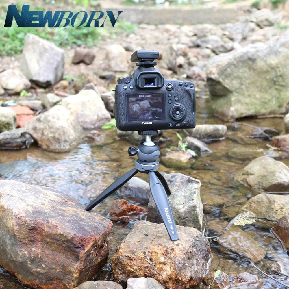  XILETU XS-20 Mini Desktop little Phone Stand Tabletop Tripod for Camera Mirrorless Camera Smart pho