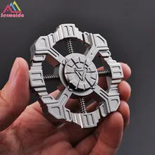 sermoido Star Trek High Quality EDC Stress Wheel Toy Titanium Hand Spinner Metal Rainbow Fidget Spinner A180