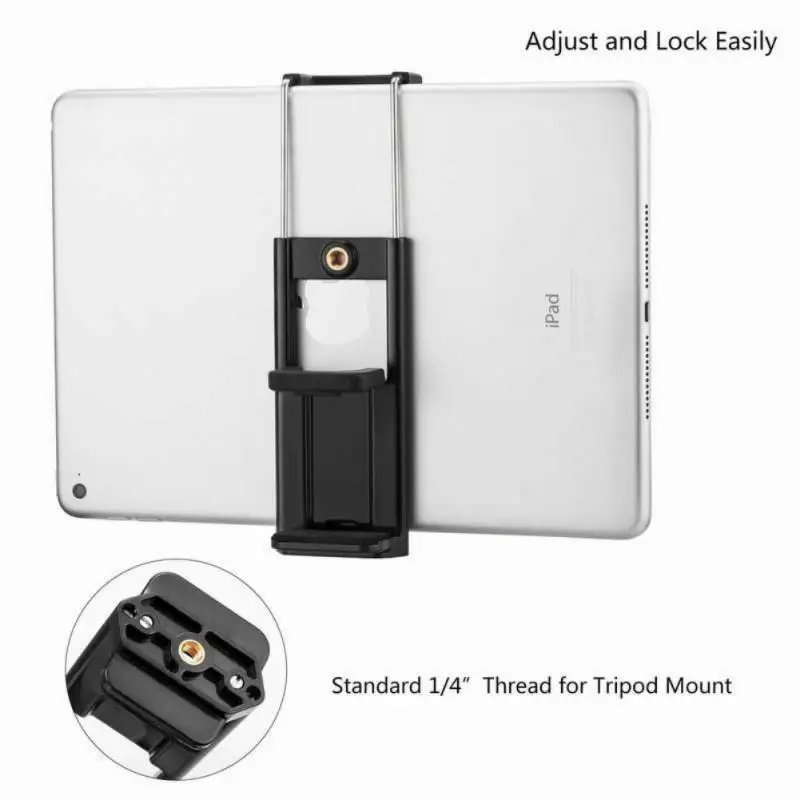 

Portable Foldable Clip Base Tripod Mount Mobile Phone Holder Stand Clip Adapter for All Tablets Smartphone iPad