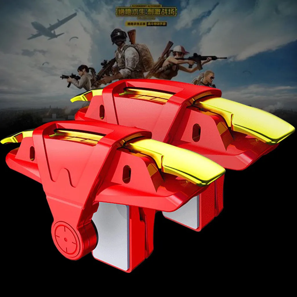 

Mobile Game Controller Phone Mobile Gaming Trigger Fire Button Handle for L1R1 Shooter Controller Gamer Gaming Gamepad Player