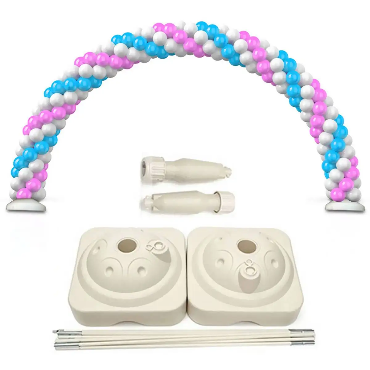 

Large Balloon Arch Stand Base Pot Kit Clip Connector Adjustable Wedding Party Arches Display DIY Decor Celebration Supplies