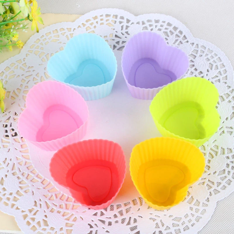 Heart Shape Muffin Sweet Candy Jelly fondant Cake chocolate Mold Silicone Tool Heart Shape Muffin Sweet Candy Jelly fondant Cake chocolate Mold Silicone Tool