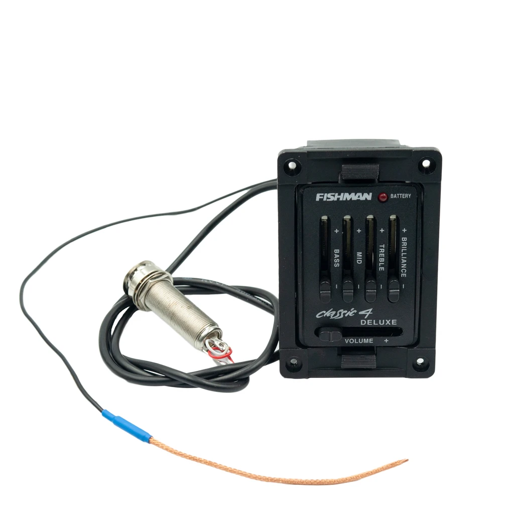 

Guitar Pickups Classic 4 Deluxe Acoustic Guitar Preamp Pickups 4 Band EQ Pickups Guitar Parts & Accessories New