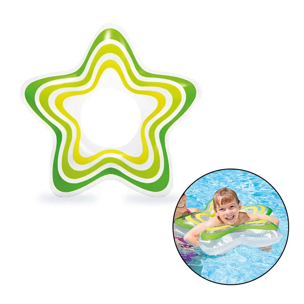Надувные игрушки для поплавок в форме звезды, аксессуары для бассейна