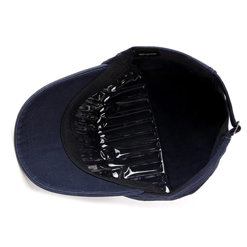 SILOQIN Мужская Простая Повседневная гладкая кепка хлопок Материал армейские кепки регулируемый размер Мужская кость бейсболка с козырьком папа шляпа