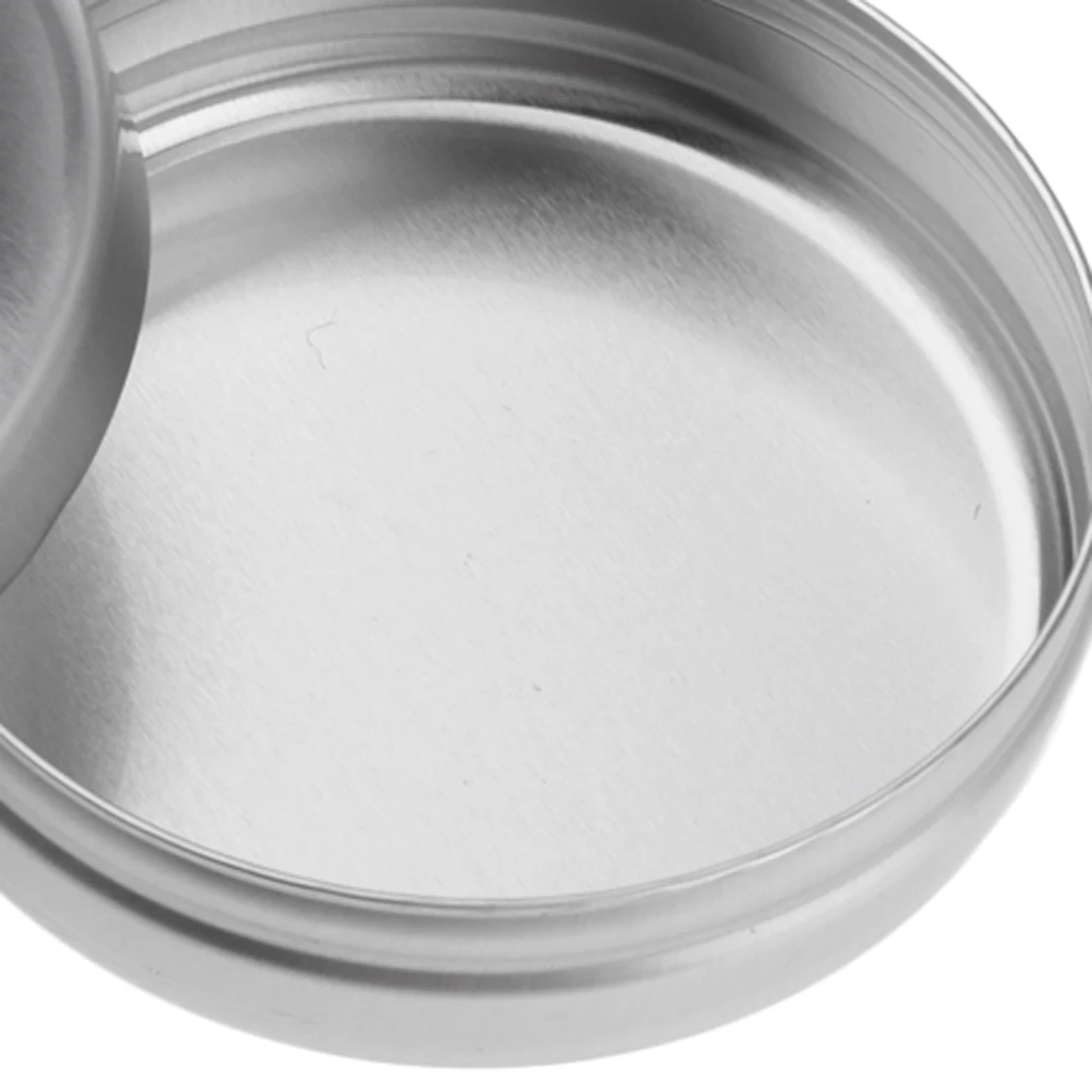 5pcs Empty Tin Case For Lotion Bar Soap Hair Wax Skin Moisturizers Aluminum High-Grade Aluminium Anti-Rust Durable & Reusable